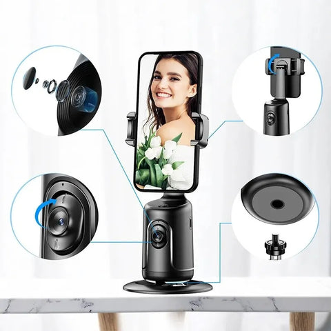 360 Auto Rastreamento Facial Gimbal AI Inteligente